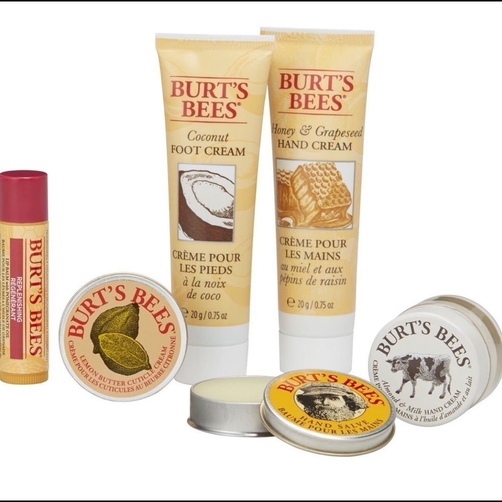 💖 SALES 🔻💖 GIFT SET 💖 Burt's Bees Tips And Toes Skincare Starter Kit